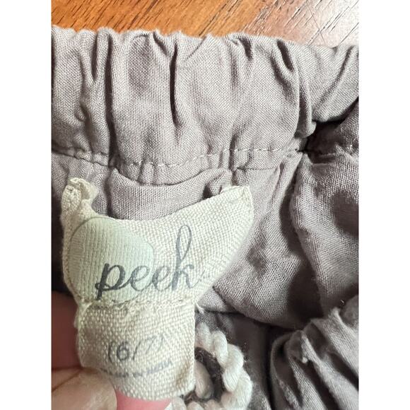 Peek Girls Skirt Elastic Waist Colorfully Embroidered Drawstring Excellent 6 7 - Picture 5 of 8